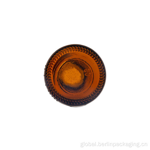 China 330ml Amber glass beer bottle Factory